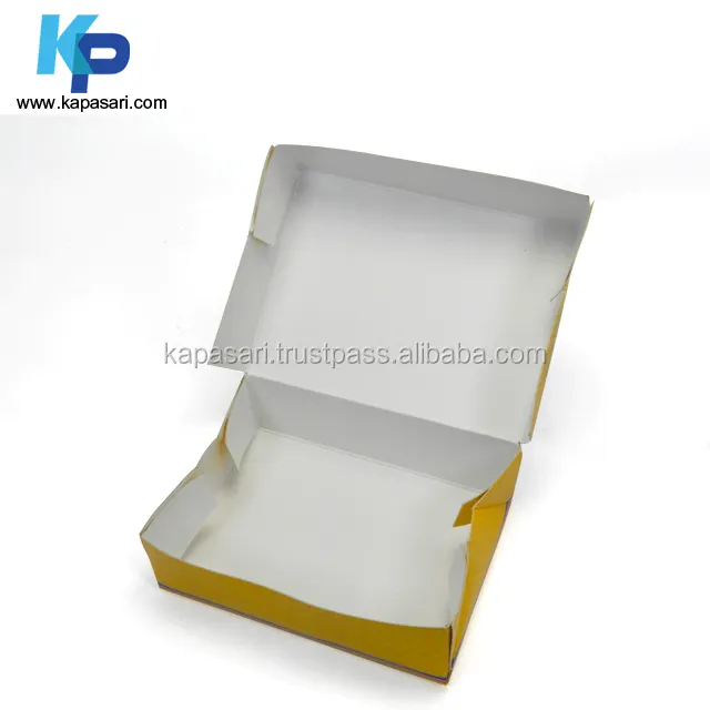 Boîte d'emballage alimentaire de haute qualité, avec 6 plis d'angle, du panneau gris Duplex, socle à base d'eau