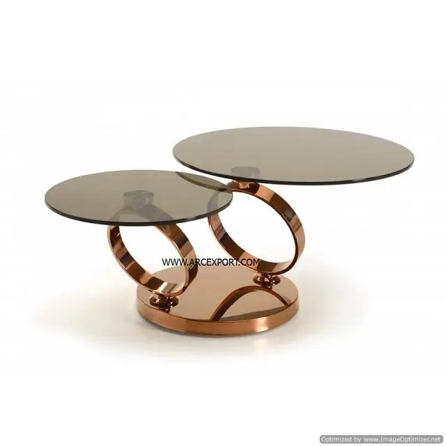 Fancy Glass Top Design di lusso decorazione Fancy Wholesale tavolo da portata di lusso unico