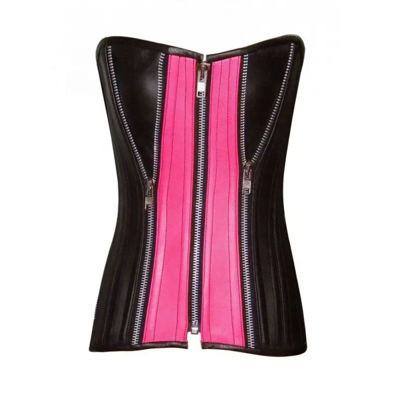 Cosh Corset overbust steelboned thiết kế mới hai tone da Corset Bán Chạy nhất có thể điều chỉnh strapless tẩm lên sexy Corset Nhà cung cấp