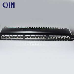 网络修补程序面板 24 端口 48 端口 UTP/FTP Cat6 以太网修补程序面板