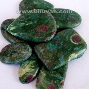 <strong>Ruby</strong> in Fuchsite Gemstone Cabochon Stone <strong>Price</strong> - Product Image 3