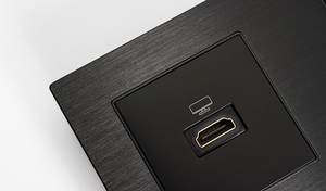 拉丝铝H D M I USB和3针通用插座 - Product Image 3