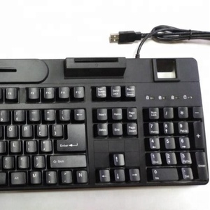 光学生体認証指紋リーダースマートカードリーダー統合フル機能メカニカルキーボード - Product Image 1