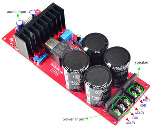 Taidacent 20V 50V 350w Double Rectifier High Power Integrated Analog <strong>Input</strong> Class d <strong>Audio</strong> IRFB23N20D Ic Irs2092 <strong>Amplifier</strong> Board - Product Image 2