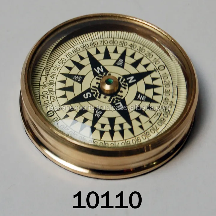 Kompas bulat kuningan antik bahari kompas kapal kuningan bahari unik kuningan kualitas tinggi dengan harga murah
