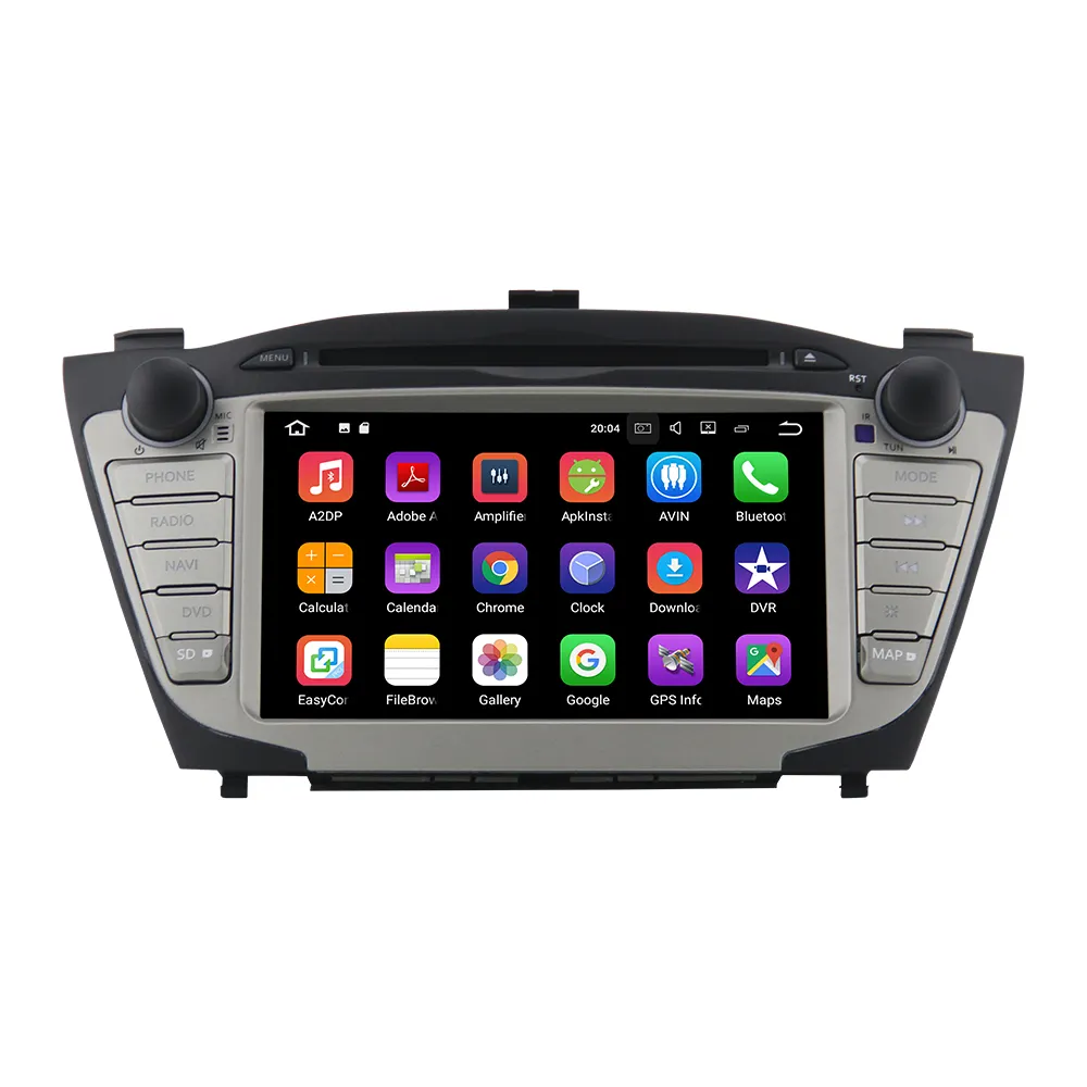 2 Din Android 9.0 Car Multimedia GPS Player Per Hyundai IX35/TUCSON 2009-2015 Auto Radio DVR DVD lettore