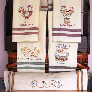 100% Cotton Printed Tea <strong>Towels</strong> - Product Image 5