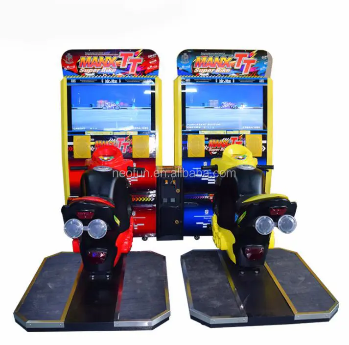 Moto Gp Simulator เครื่องเกมอาเขตหยอดเหรียญเกมขับรถจำลองราคาอุปกรณ์ศูนย์เกม Consola Arcade