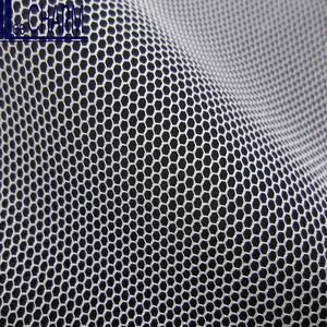 LCSH500 75D 43gsm 100% in poliestere morbido esagono da sposa tessuto a maglia abito e indumento per uso nuziale - Product Image 4