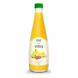 330mlグラスボトレ野菜ジュース-バナナ-梨-ストロベリー - Product Image 2