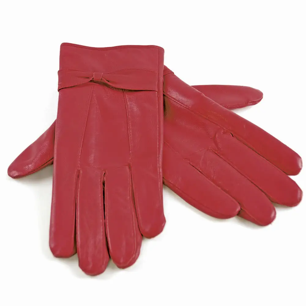 Женские рабочие перчатки для вождения автомобиля из мягкой овечьей кожи 100%, Зимние перчатки для вождения с подкладкой
