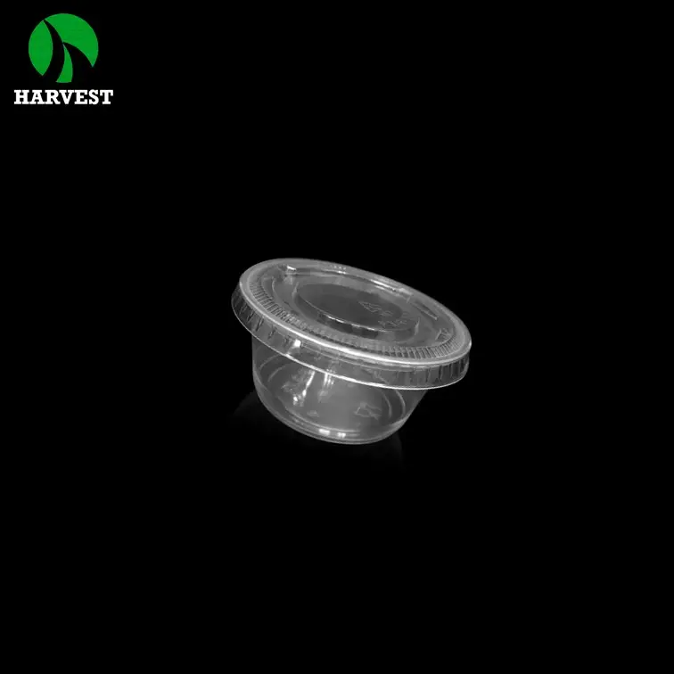 Disposable plastic tasting portion cup mousse tasting cup with Lids