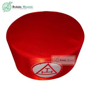 Regalia Royal Arch Masonic Triple Tau Crown <strong>Red</strong>