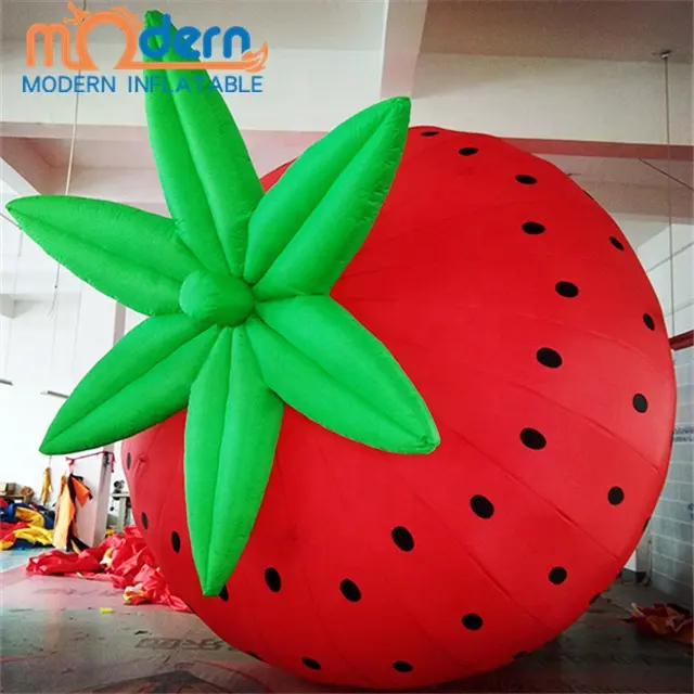 Erdbeere Festival Riesen Aufblasbare Erdbeere Obst für werbung