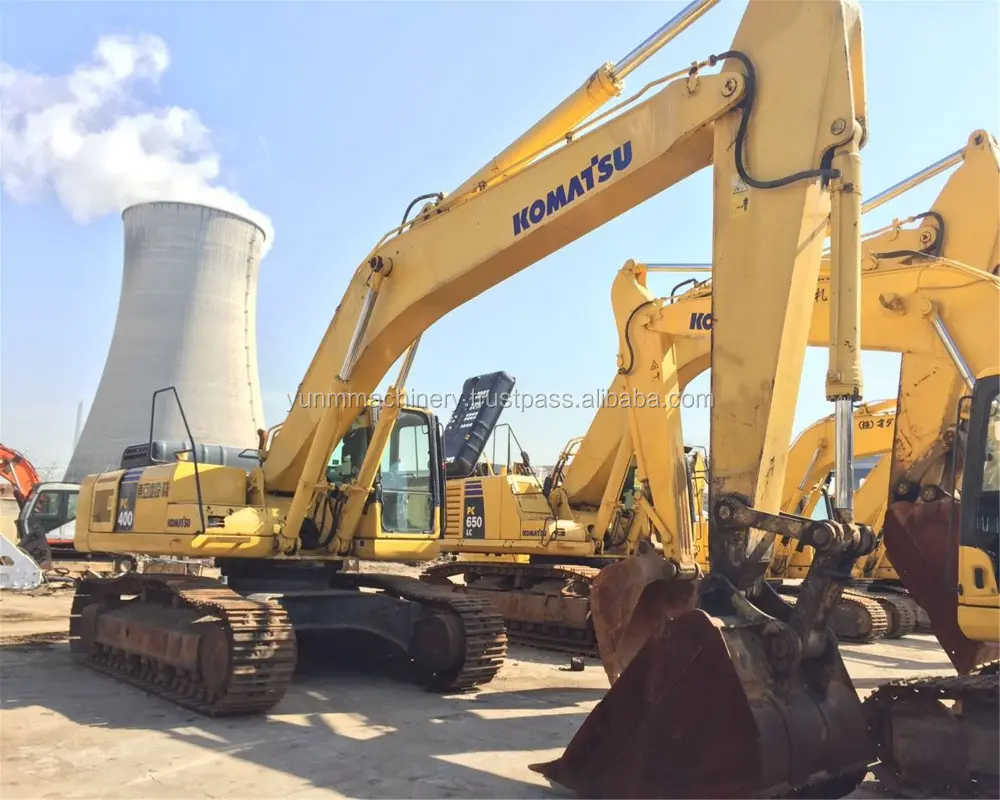 Excelente qualidade e preço razoável usado komatsu PC400-7 escavadeira à venda