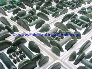 Traditional <strong>Jade</strong> Carvings Nephrite <strong>Jade</strong> Natural Green Massage Stone - Product Image 5