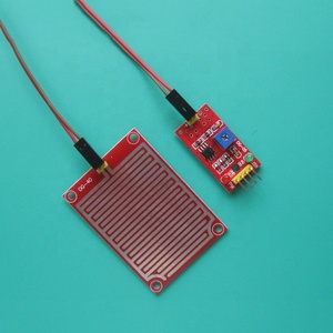Taidacent Laub Regensensor Modul Wetter überwachung Regentropfen Luft feuchtigkeit Regenwasser sensor Modul Regen detektor Sensor