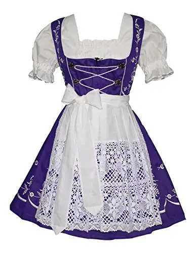 Mais Populares Oktoberfest Costume Mulheres Alemão Dirndl Vestidos Bávaro Role Play Maid Dress