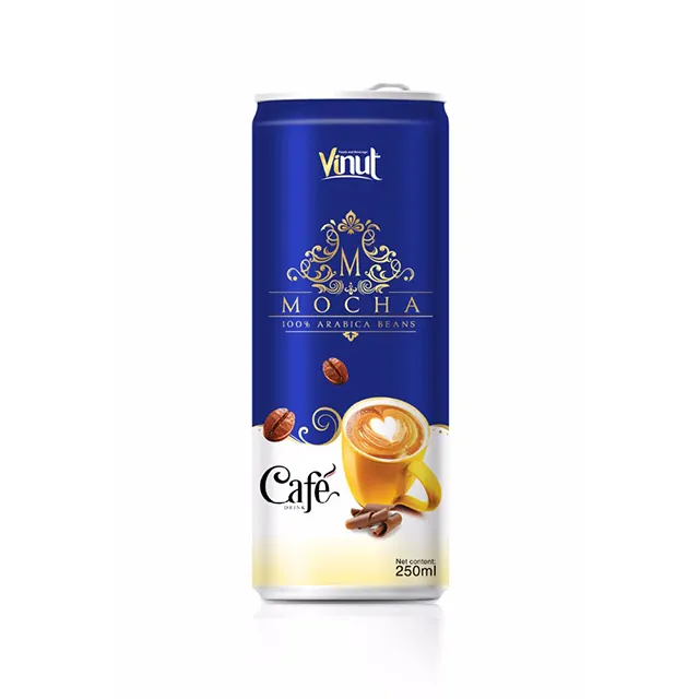 Vinut-Bebida de café Mocha en latas, 250ml