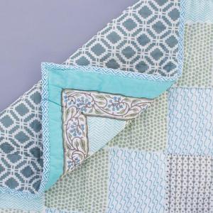 Cotton Soft Multicolor Printed Hand Block Print Quilt Boho Pattern <strong>Jaipuri</strong> <strong>Rajai</strong> Double Bedspread Bedding Quilt Kit