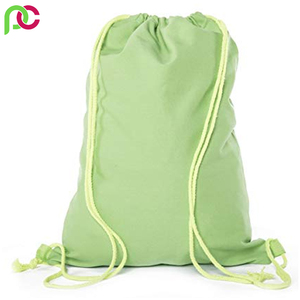 Organic Cotton Reusable Eco-Friendly <strong>Drawstring</strong> <strong>Pouch</strong> Bags <strong>Plain</strong> <strong>Canvas</strong> Tote with Printed Logo for Shopping - Product Image 6