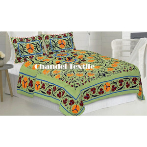 Uzbek Suzaniベッドシーツ手刺Embroidered綿インドのベッドカバーホームアートまたはホテルで使用するための有機刺Embroideryエスニック装飾 - Product Image 1