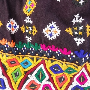 Wholesale Antique Hand Embroidered Rabari Skirt Vintage Handmade Kutchi <strong>Ghagra</strong> Handmade Bulk Product - Product Image 3