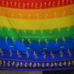 Cheaper Rayon <strong>Sarongs</strong> Beach Pareo with Customized Rayon <strong>Sarong</strong> - Product Image 3