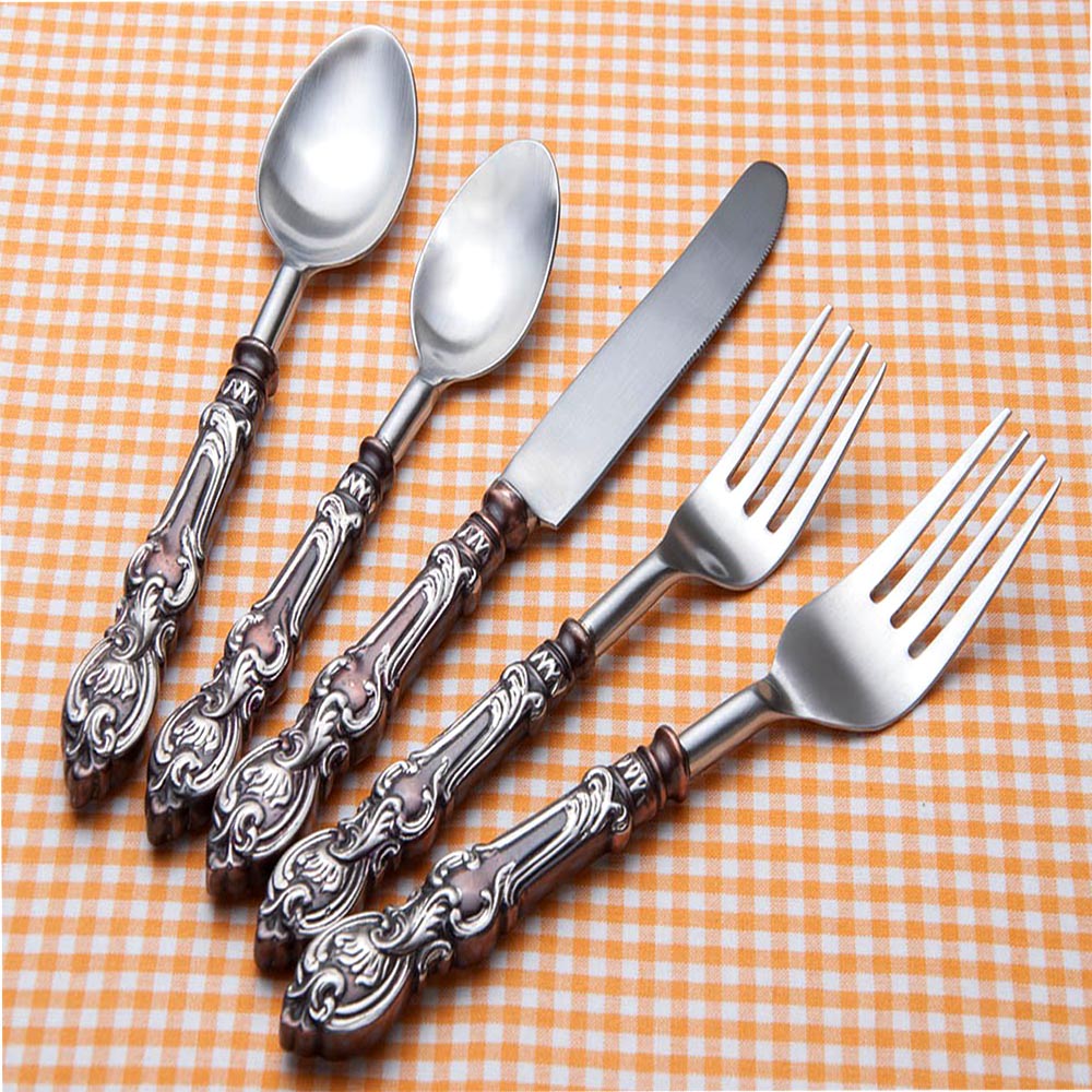 Silver & Antique Brass