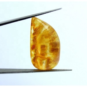 High Quality Natural Amber Gemstone Cabochon Fancy 29x15mm Approx Yellow Bead Loose Diamond Crystal Emerald <strong>Ruby</strong> <strong>Collection</strong> - Product Image 2