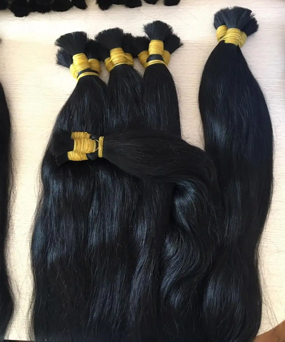 Extensiones de cabello humano real, 60cm, natural, recto, 428 $ por kilo