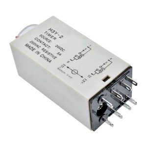 Timer di ritardo H3Y-2 DC 24V Relè di Tempo con Base Mini Relè di Tempo 0-30 secondo Conto Alla Rovescia Timer - Product Image 2