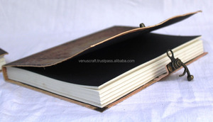 Handmade Genuine Leather Journal Triskele Celtic Design Embossed <strong>Writing</strong> <strong>Notebook</strong> Diary for Daily <strong>Notepad</strong> for Unisex Blank Paper - Product Image 4