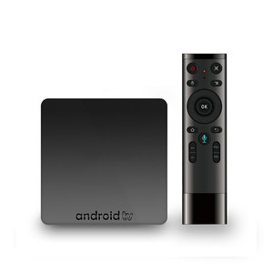 Más poderoso Amlogic 2gb 16gb S905W AX7 Android 7,1 Smart H265 Ott Tv Box con Control remoto por voz de apoyo neto-flix 1080p - Product Image 1