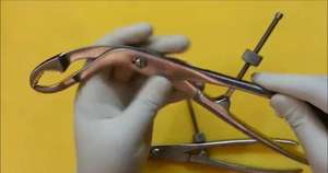 Verbrugge kemik tutma pensi cerrahi kilit ile 25cm 27 cm Verbrugge plaka tutan forseps kendini tutma alman kalitesi - Product Image 2