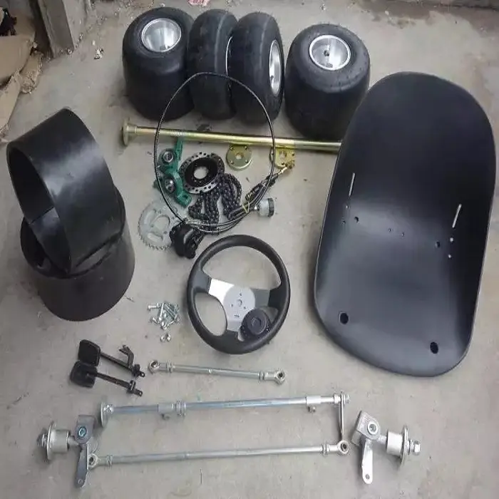 Tam Set Go Kart dingil 1M arka tekerlek aks jant lastik aks kiti