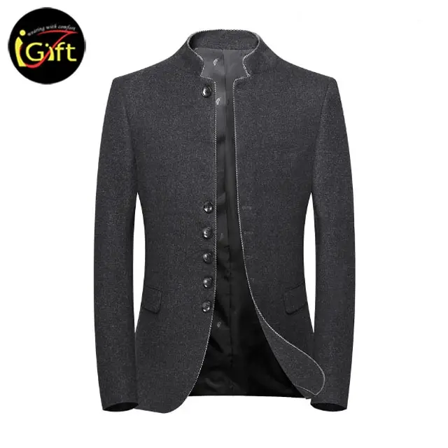 BSCI 2022 nuovo Design moderno lana Slim Fit abito da uomo formale moda Blazer personalizzato vestito da uomo