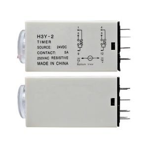Timer di ritardo H3Y-2 DC 24V Relè di Tempo con Base Mini Relè di Tempo 0-30 secondo Conto Alla Rovescia Timer - Product Image 1