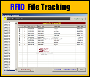 Sistema de Seguimiento de archivos RFID, Software y Hardware, experiencia en muchos proyectos con éxito - Product Image 3