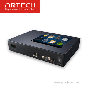 ARTECH AJ Series 5&quot; Touch Screen SD Card Single Line Voice Logger, LAN Interface for Remote Access and Management