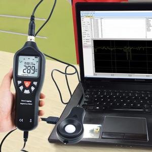 Digital Lux Meter <strong>Light</strong> <strong>Sensor</strong> Tester with Data Logging <strong>Function</strong> 0-200,000 Lux Range Detachable <strong>Sensor</strong> for Cinematography, Etc - Product Image 3