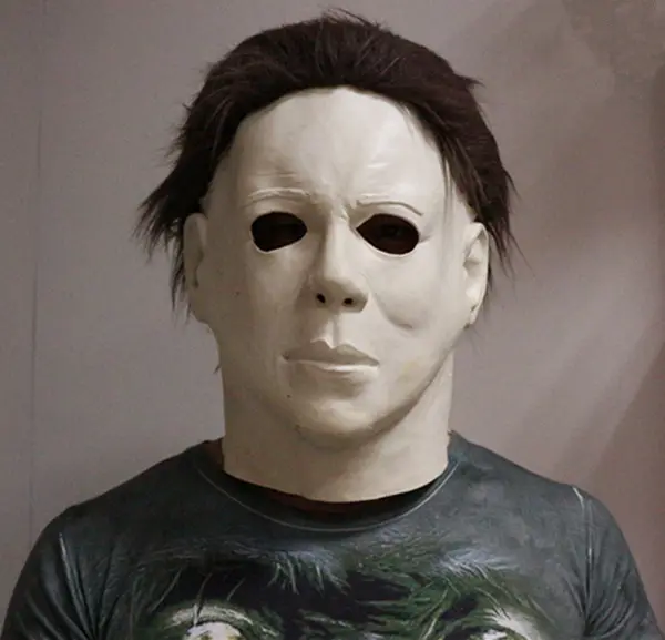 Máscara de utilería de película de halloween, figura de terror, máscara de Michael Myers para Halloween, superventas