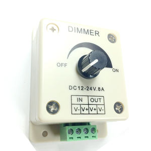 12-24 v 8A LED Rotazione manuale Dimmer Manualmente Interruttore PWM Dimming controller di Controllo Per Singolo Colore HA CONDOTTO La Striscia luce - Product Image 3