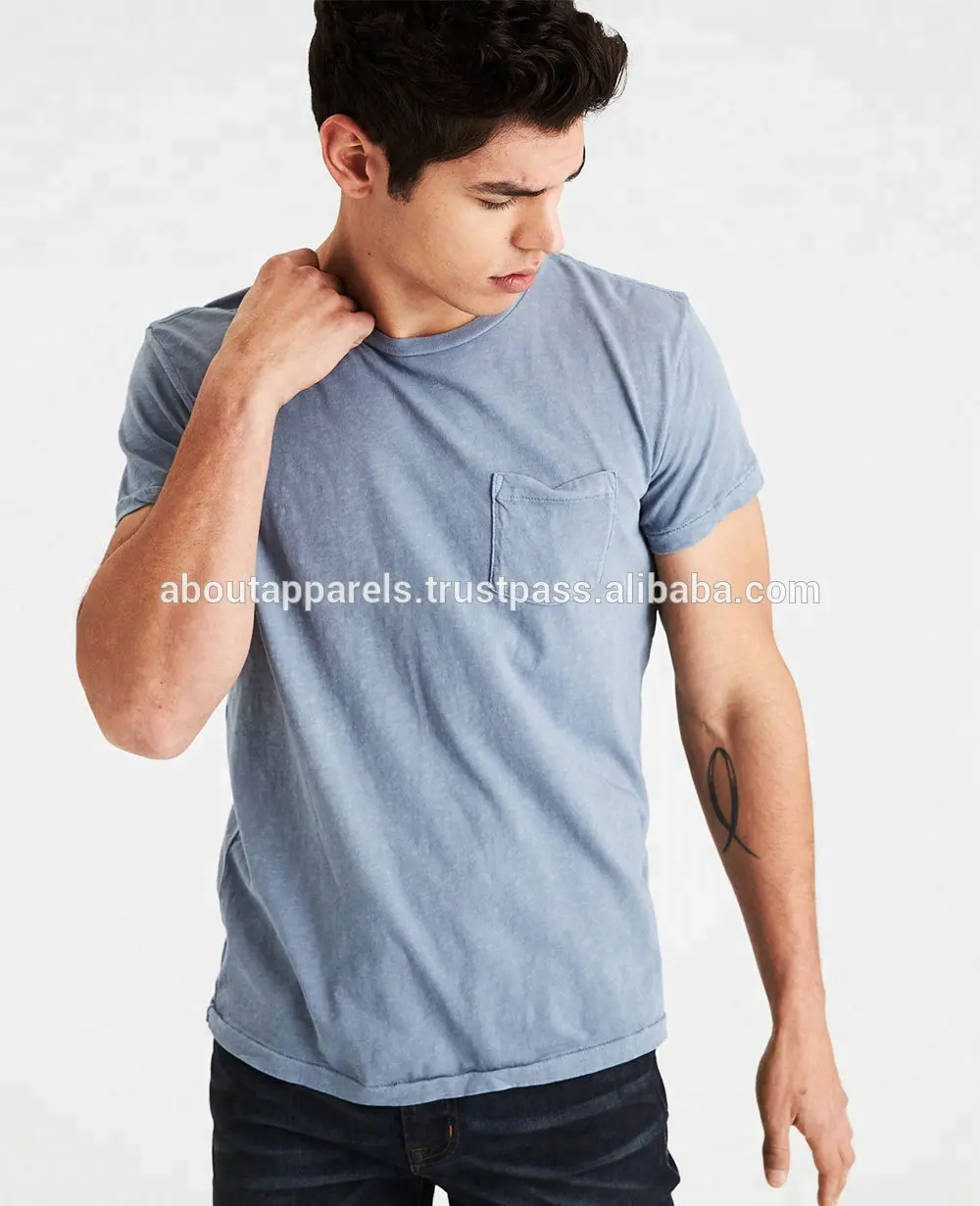 Tejidos de alta calidad Super suave costura camisetas de manga corta de los hombres t camisa/barato al por mayor 100% de algodón suave