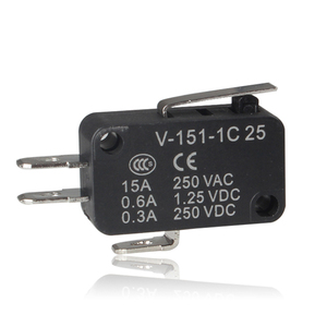 マイクロスイッチリミットトラベルスイッチシルバーコンタクトモーメンタリーセルフリセットV-15 V-151 V-152 V-153 V-154 V-155 V-156-1C25