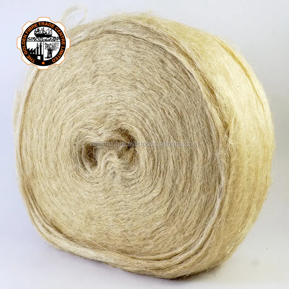 Rouleau isolant écologique en Fiber de Jute, tissu brut de qualité moyenne, couleur argent