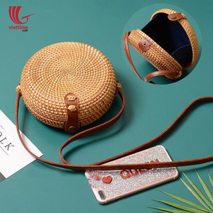 คอลเลกชันกระเป๋าหวายกลมทำในเวียดนาม - Product Image 1