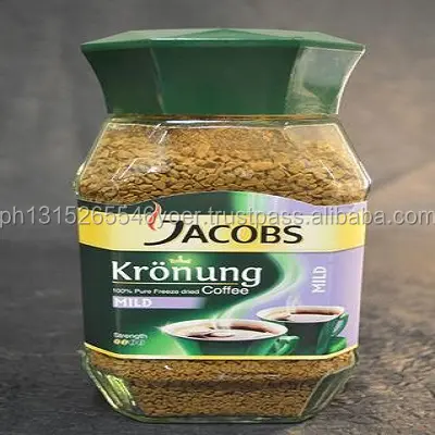 Jacobs Kronung por atacado marcas de café, café orgânico