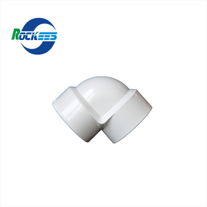 High Quality Threaded Grey UPVC <strong>ELBOW</strong> WITH PLATE Full Size 1/2 Inch <strong>PVC</strong> Fittings - Product Image 1