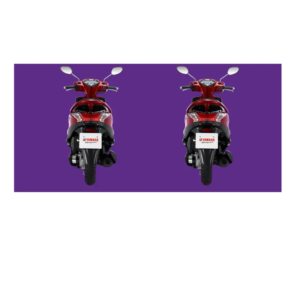 Yamahv מותג-למעלה איכות גז קטנוע 125cc אופנוע (Acruzov Deluxe) אדום/חום